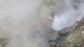 Geyser at Yanbe Hot Springs, Daisetsu Kougen, Hokkaido, Japan