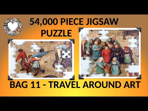 Bag 11 Section 3 of EPIC 54,000 Piece Jigsaw Puzzle: Travel Around Art from Grafika