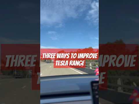 This is how you can improve the range of your #tesla just by using the Tesla app