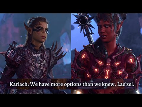 Lae'zel and Karlach argue during the endgame | Unique Interaction - Baldur's Gate 3