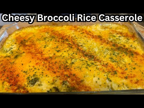 Cheesy Broccoli Rice Casserole Recipe