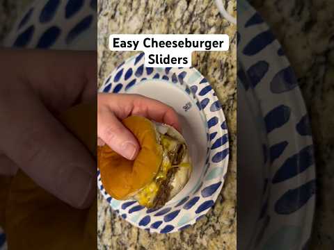 Easy Cheeseburger Sliders #easyrecipe #cheapmeals #shorts