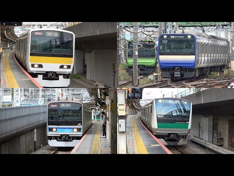 11/06/2024 Japan Railways: E231, E233 & E235 Series for Inspection & Refurbishment at Osaki