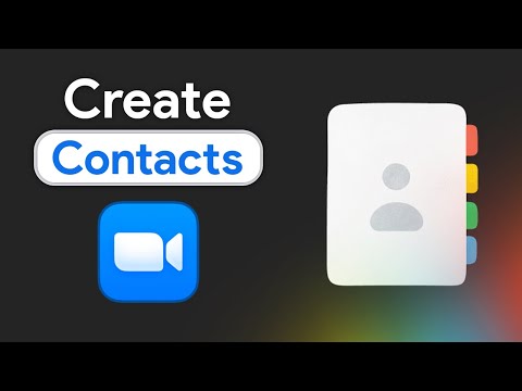 How to add contacts in Zoom | Zoom Masterclass