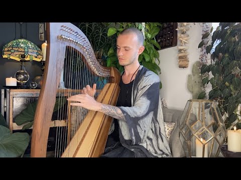 Celestial Celtic Harp Meditation - Natural Sleep Aid Music - Tranquil Stress Relieving Sound Healing