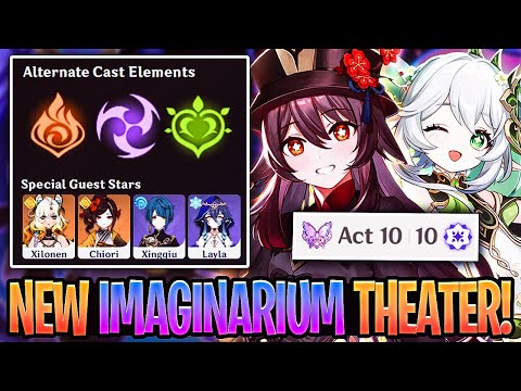 This New Imaginarium Theater VISIONARY Mode Is INSANE Now | Pyro Electro Dendro | Genshin Impact