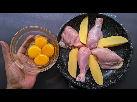 Just Add Eggs With Chicken Its So Delicious/ Simple Healthy Breakfast Recipe/ Cheap & Tasty Snacks