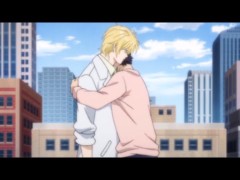 Ash x Eiji moments #20 - Reunion hug