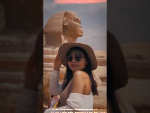 Hi~ Sphinx 🦁#埃及 #Sphinx #Giza #GreatSphinxOfGiza #Egypt #ginainegypt2024 #人面獅身像