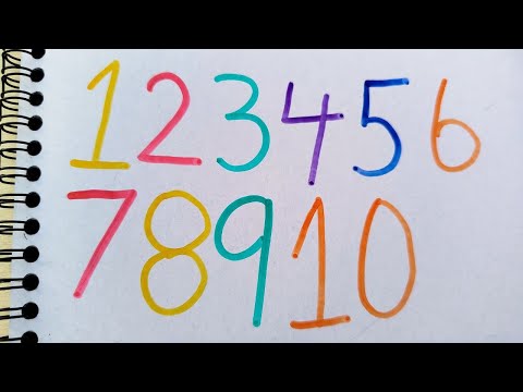 how to write numbers 1-10, 12345, numbers, 1 to10, tracing numbers 1-10, education for children