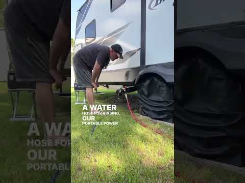 Using an RV Macerator Pump to dump the RV Black Tank