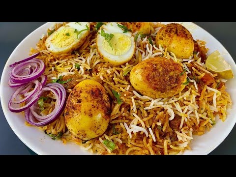 Restaurant Style Egg Biryani | Anda Biryani Recipe | Ande Ki Dum Biryani #hyderabadibiryani #biryani