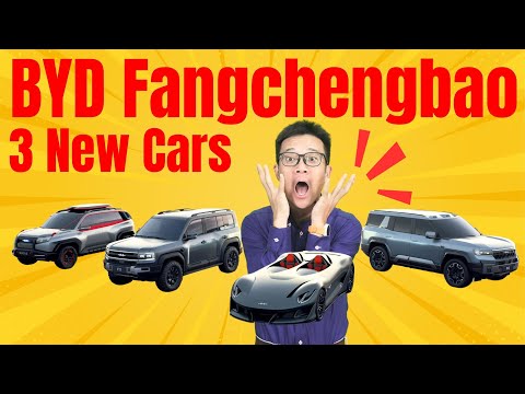 BYD Fangchengbao Unveils Three New Cars:BAO 3,BAO 8,BAO9