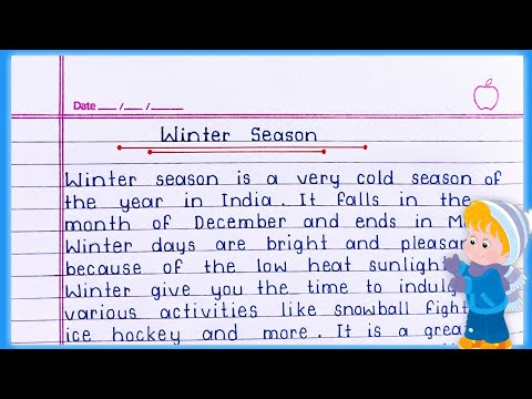 Essay on Winter Season in English || Winter Season essay writing || Essay on Winter season ||