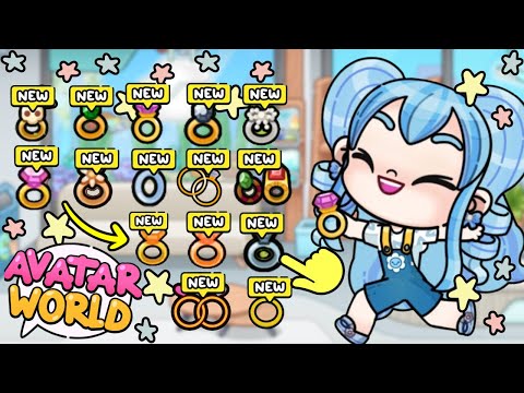 ALL SECRET RING LOCATION IN AVATAR WORLD 🤩 FREE AND SO CUTE! 😍