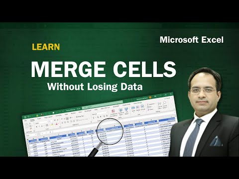 How to merge text of multiple cell in one cell in excel