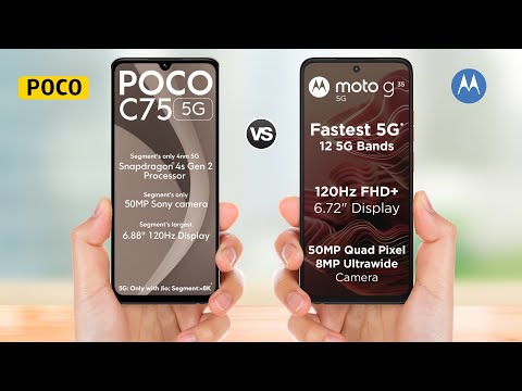 Poco C75 5g vs Moto G35 5g || Full Comparison