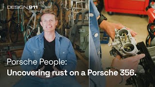 Porsche People: Lawrence reveals the rust damage on his 356 project #porsche356