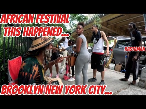 AFRICAN FESTIVAL RASTA STAND UP IN BABYLON BROOKLYN NEW YORK CITY..