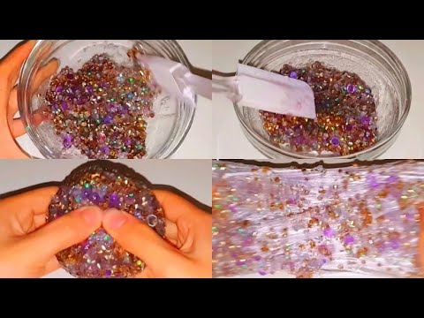 まるで宝石なクランチスライム how to make slime