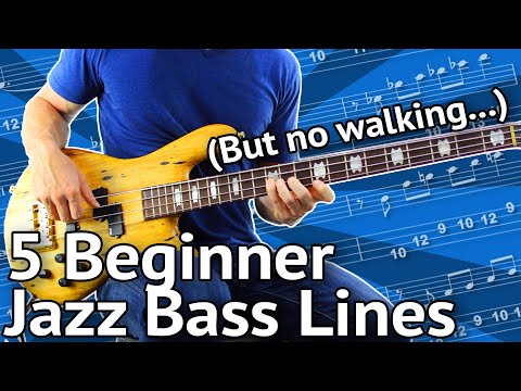 5 Beginner-Friendly JAZZ Bass Lines (Guaranteed To Impress)