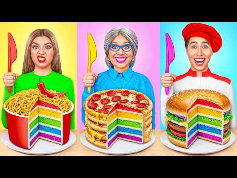 Me vs Grandma Cooking Challenge | Awesome Kitchen Tricks by Multi DO Challenge