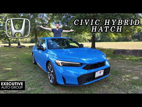 2025 Honda Civic Hybrid Touring Hatchback - Most Efficient Civic Ever!