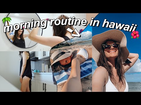 spend the morning with me in hawaii *my 6 am morning routine*