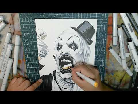 Terrifier Art The Clown Drawing