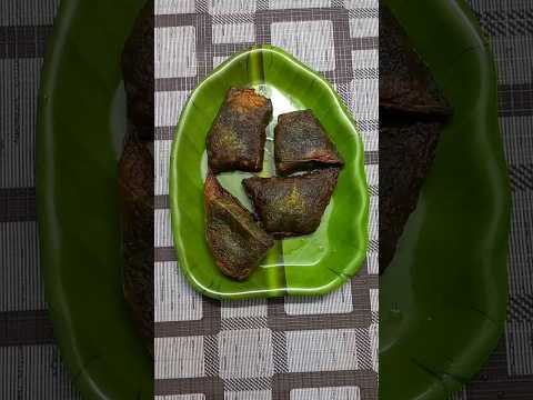 dry fish fritters with pumpkin leaves  || shutki machh...North East food..super tasty 😋