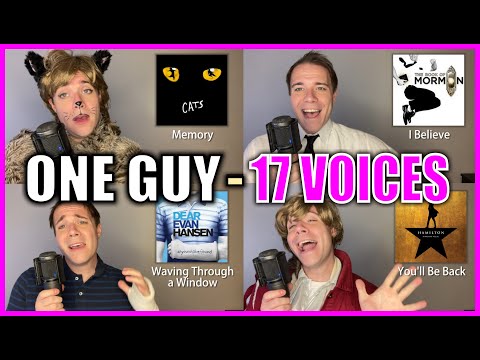 ONE GUY, 17 VOICES! (BROADWAY) - Wicked, Hamilton, Cats, Be More Chill, Dear Evan Hansen & MORE