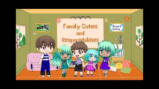 Family Duties and Responsibilities