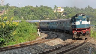 Fast Diesel Curving Trains | "KARNATAKA" Trains | South Western Railways