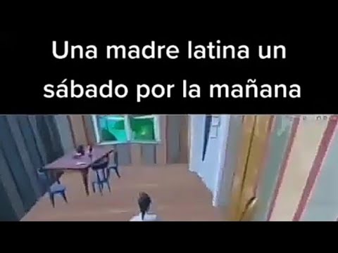 una madre latina por las mañanas xd