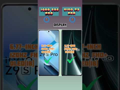 iQOO Z9S PRO VS VIVO T3 PRO