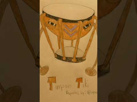 Dk country returns Timpani custom tiki #art #drawing #dk