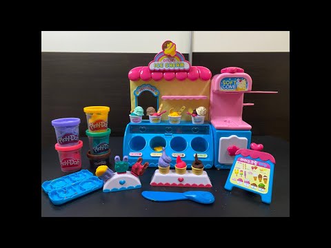 （玩玩具）DALIMI, costco, ice cream shop, clay, Play-Doh, South Korea, 美味冰淇淋店