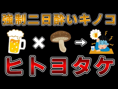 強制二日酔いキノコ「ヒトヨタケ」【ゆっくり解説】