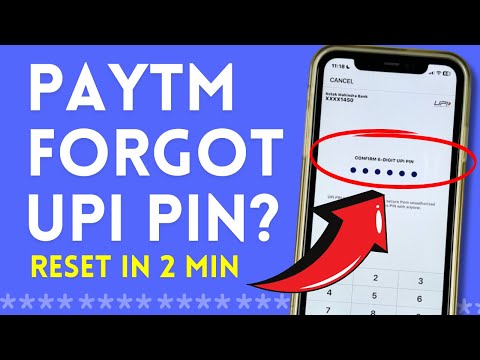 Change or Reset UPI PIN in Paytm Application in case Forgotten