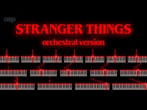 Stranger Things (Orchestral Arrangement) | MIDI Visualizer