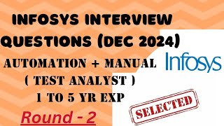 Infosys Interview Question Selenium/JAVA (Automation + Manual ) Part-2