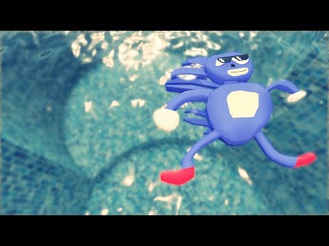 Sonic but he loves water