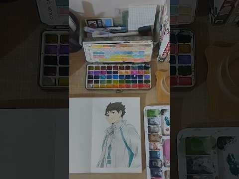 this chant as my ringtone 🤣 #animesketchbook #aobajohsai #oikawa #paintinganime #anime