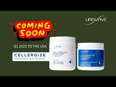 Launching in the USA in 2025: Cellergize Morning & Evening