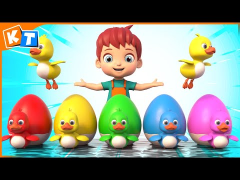 🐤Baby Duck Fly Adventure! Colorful Ducks for Kids!