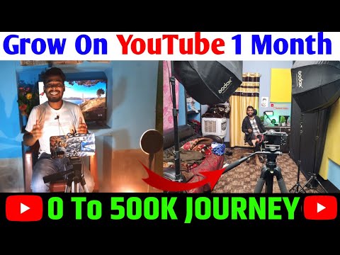 YOUTUBE 0 TO 500K JOURNEY 😍! YOUTUBE GROWTH