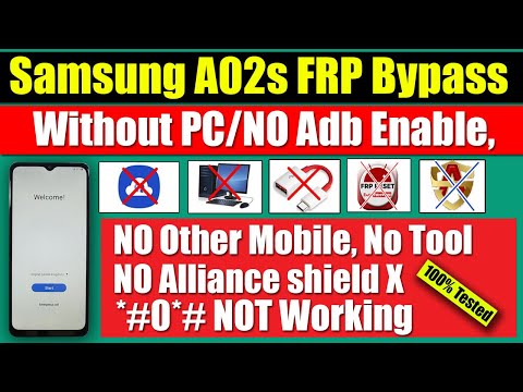 Samsung A02s FRP Bypass Android 1112 Without PC Final Method