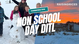 Parenting Tips - no school, holiday break, large family