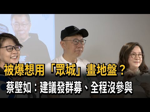 控股公司主導「屯田計畫」？ 蔡壁如：建議募資 全程沒參與－民視新聞