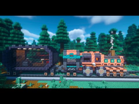 How to Build a Train House in Minecraft